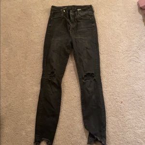 Highwaisted Black Skinny Jeans